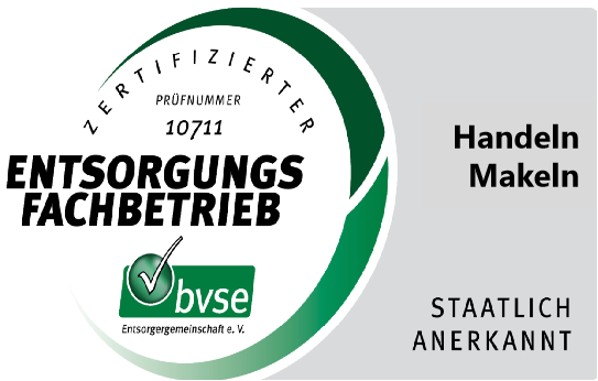 Entsorgungsfachbetrieb – zertifizierte Entsorgungssicherheit